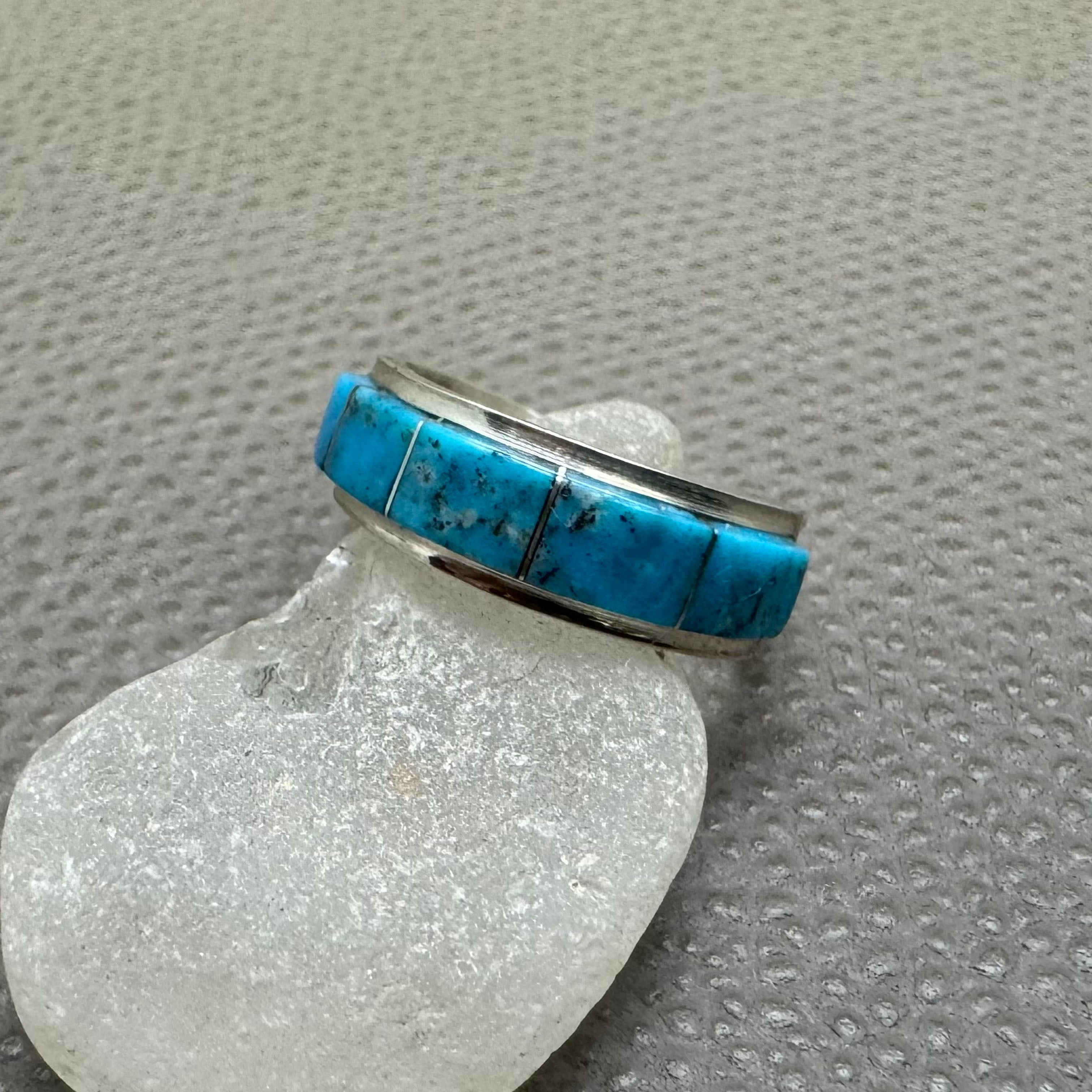 NAVAJO族 Kary Begay (キャリー・ビゲイ)作 シルバーバングル シルバー