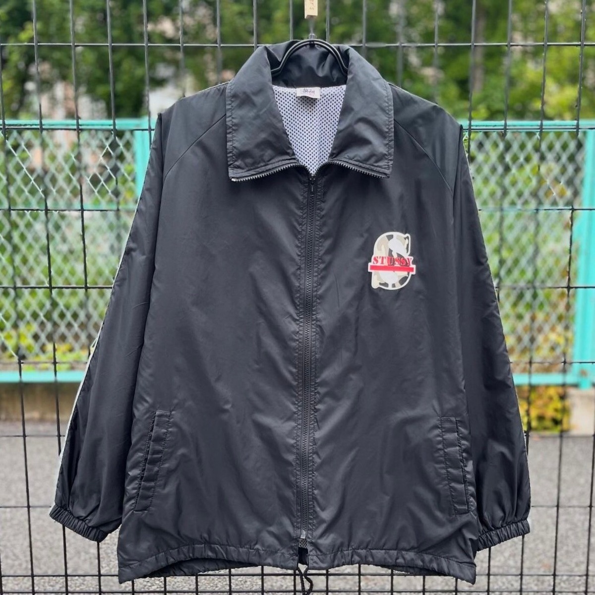 90s USA製 old STUSSY オールドステューシー ナイロンジャケット L 