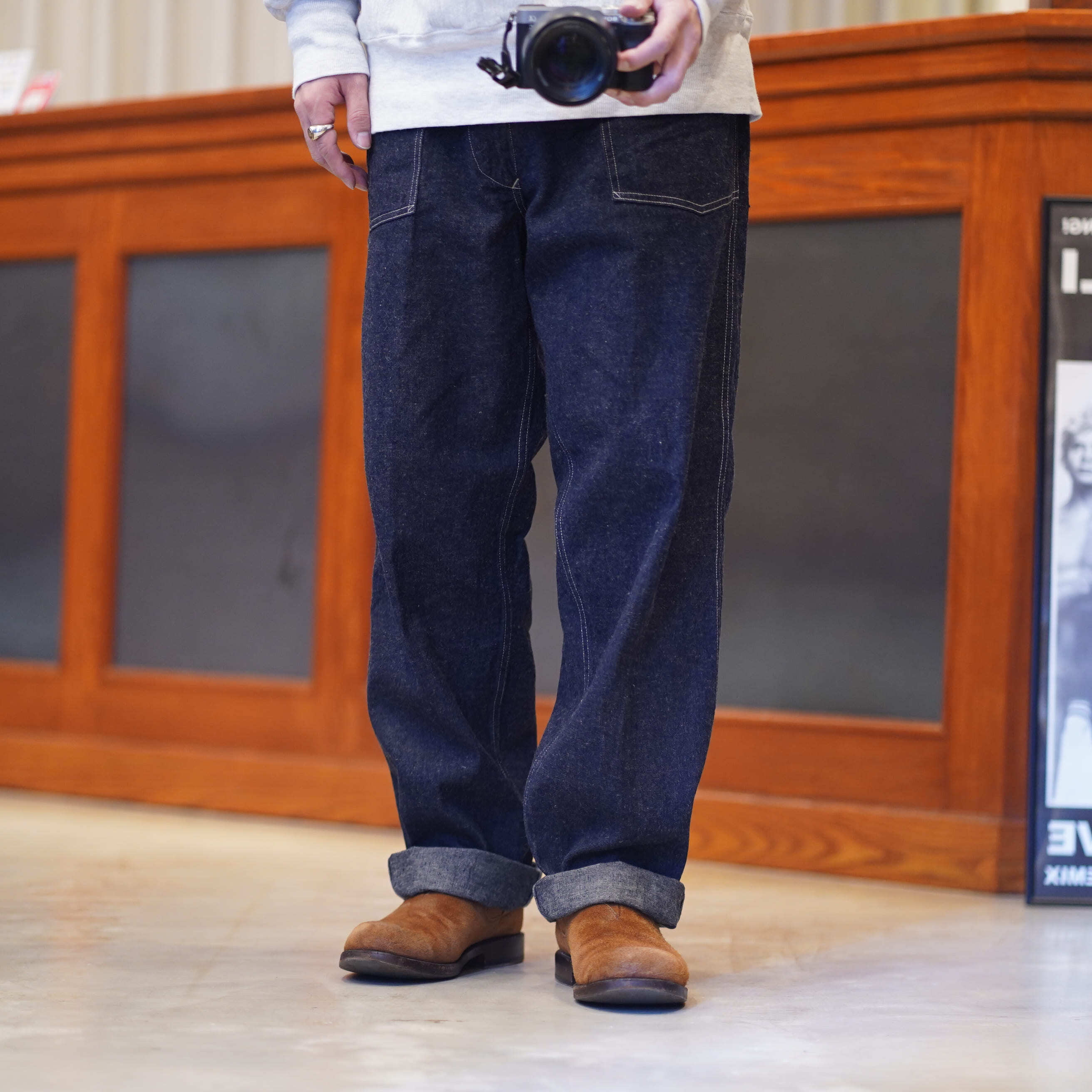 【美品】キャプテンサンシャイン デニム ベイカー パンツ KAPTAIN SUNSHINE(キャプテンサンシャイン)24SS