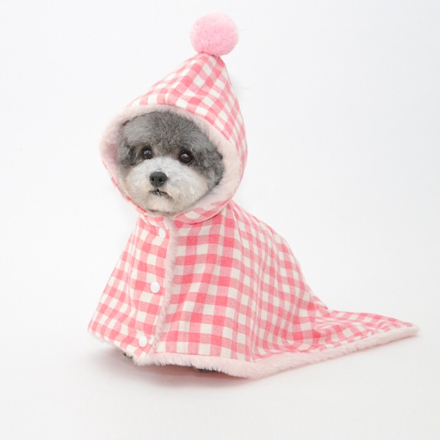 Cute Check Poncho Blanket