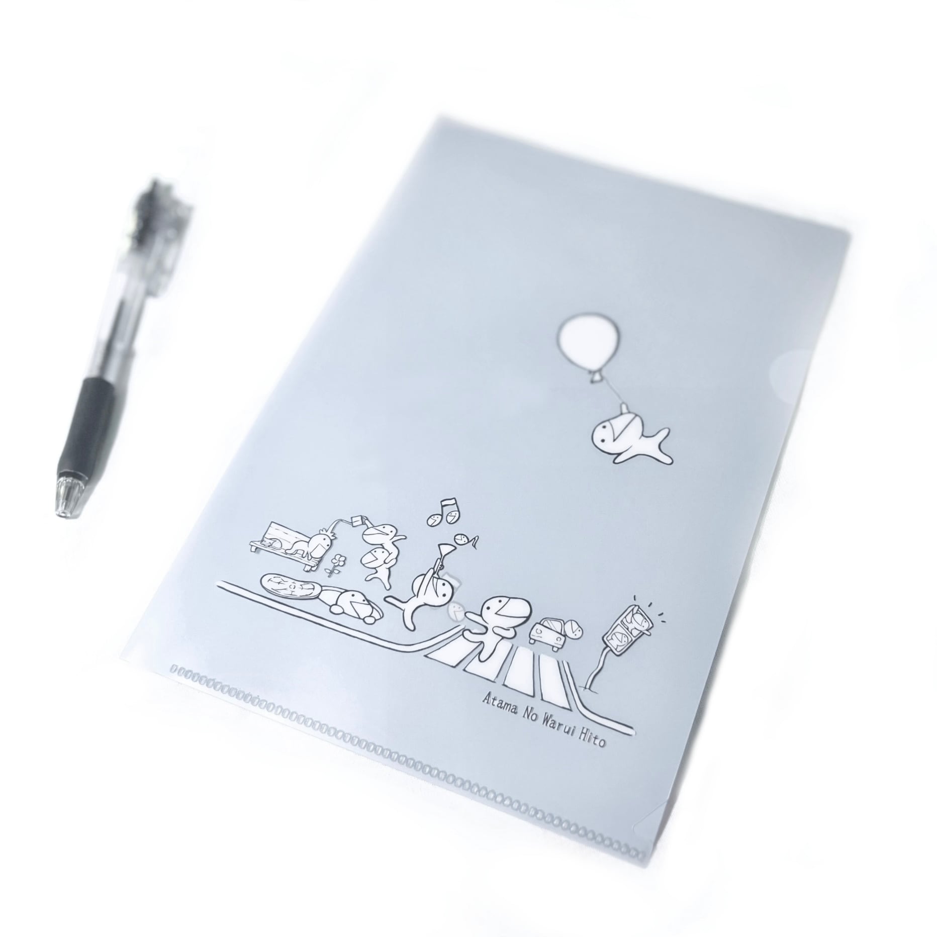 ミニクリアファイル | あたまのわるいひと しょっぷ