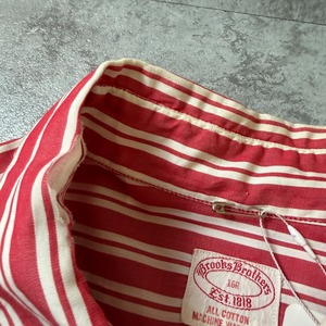 60's〜 BROOKS BROTHERS Striped Shirt 60年代 ブルックスブラザーズ ストライプシャツ ヴィンテージ ビンテージ  TT2026-0041