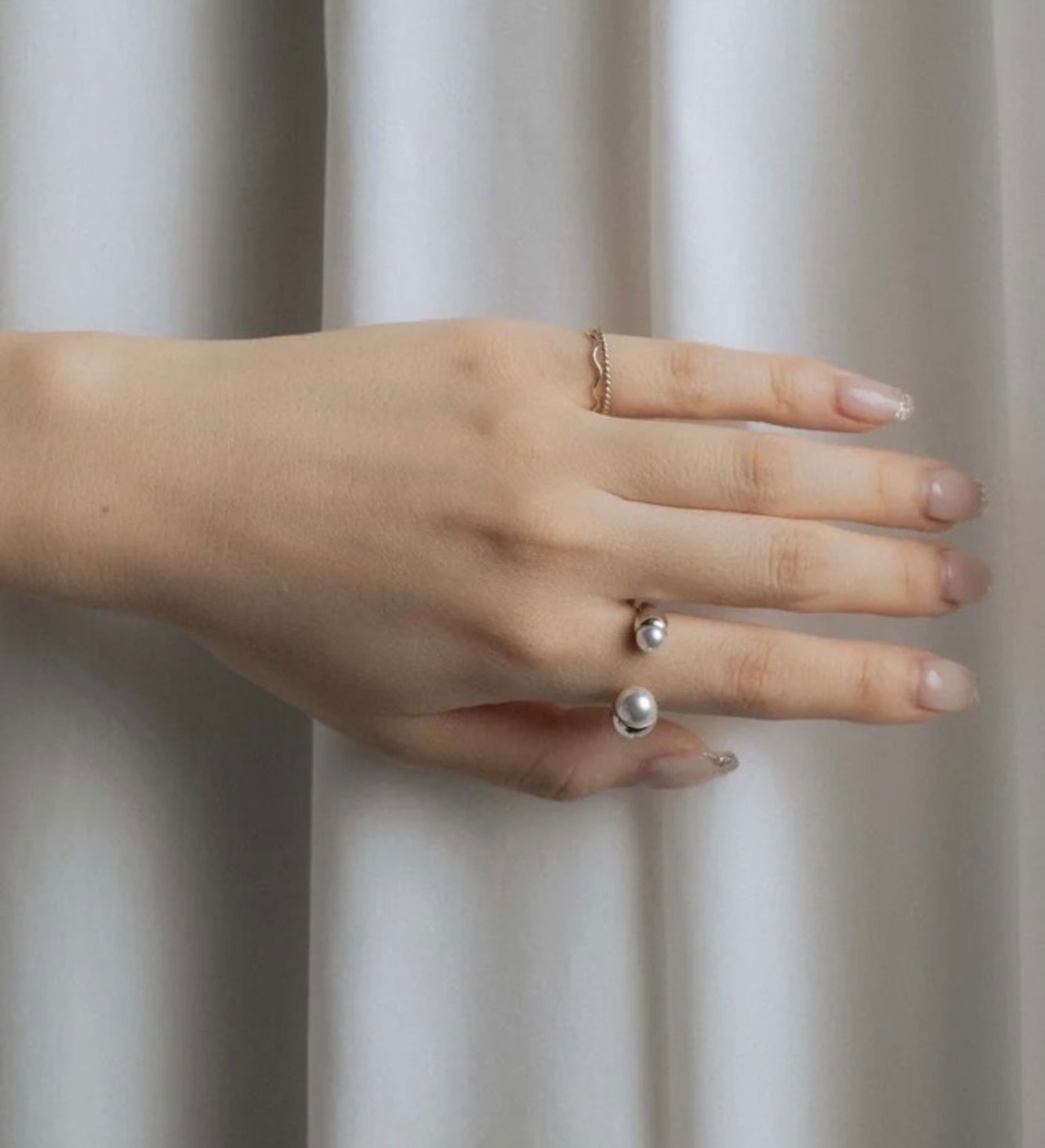 PEARL FREE RING r060