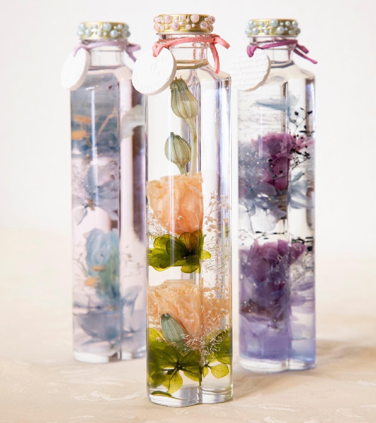 オーダーメイド】❤ Float Flower 香りも楽しめるハーバリウム