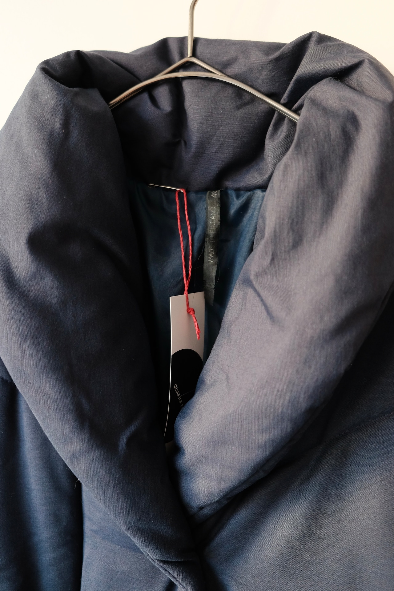 Navy padded ski coat