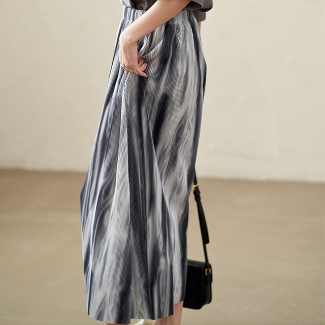 タイダイプリーツスカート K0324