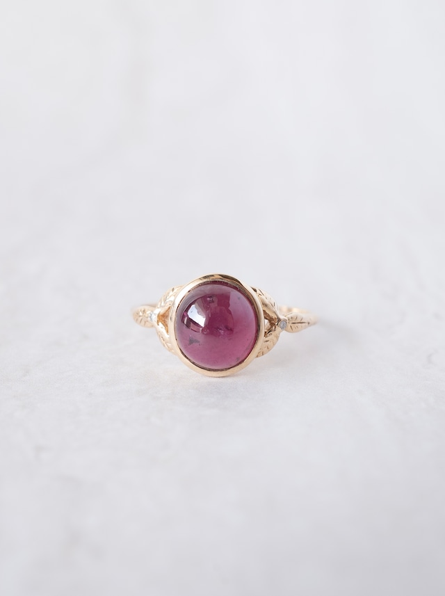 Star Rodolite Garnet Ring