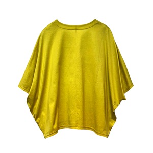 【最新作】シルケット天竺レイヤードトップス （リボン刺繍）【264-3205】Layered top (with ribbon embroidery)
