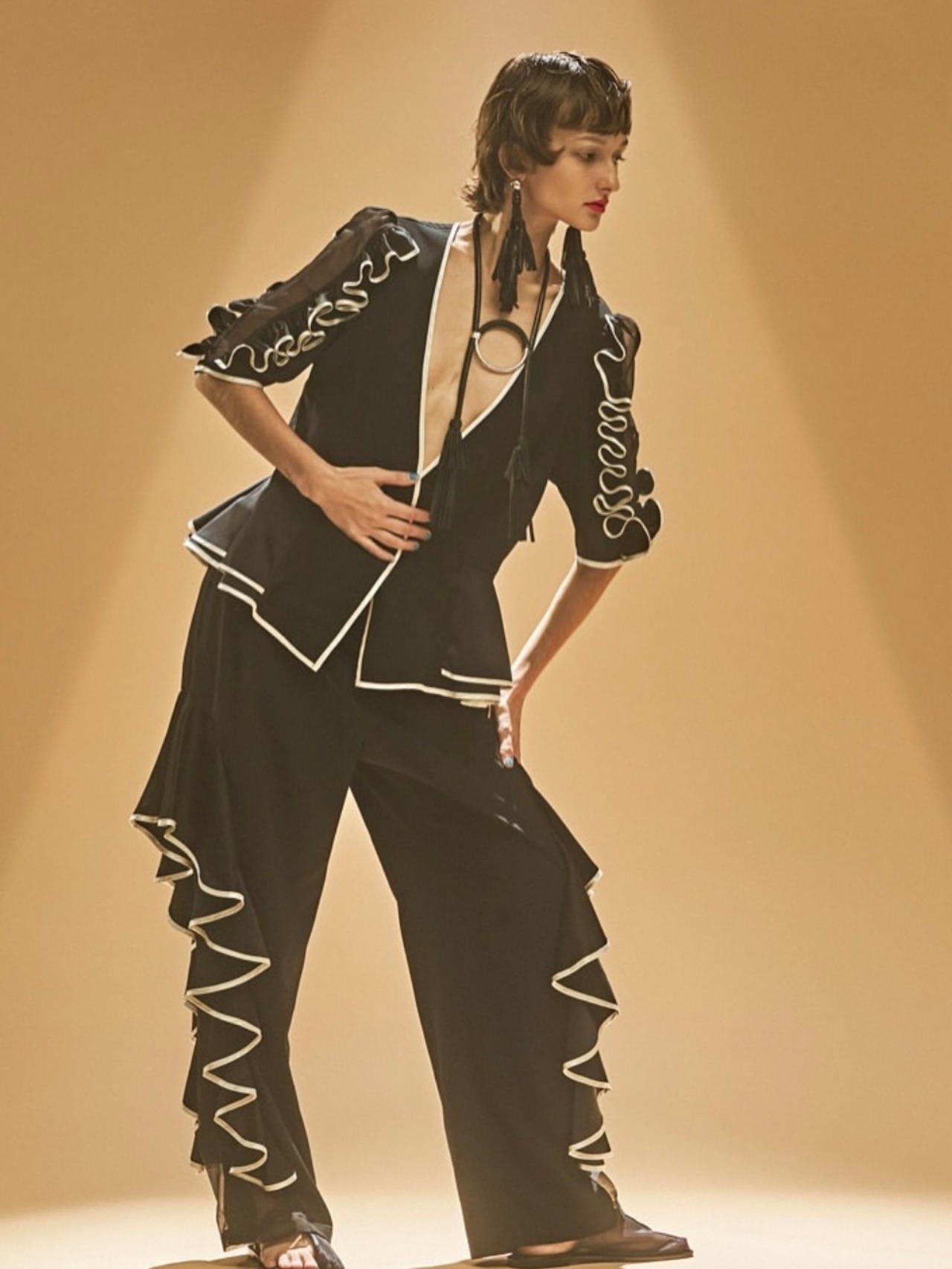 【26SS】FUMIE TANAKA フミエタナカ / piping JK / ジャケット - 7