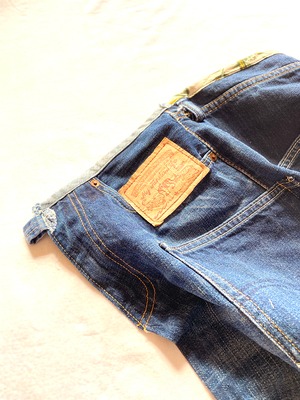 デニムリメイクエプロン