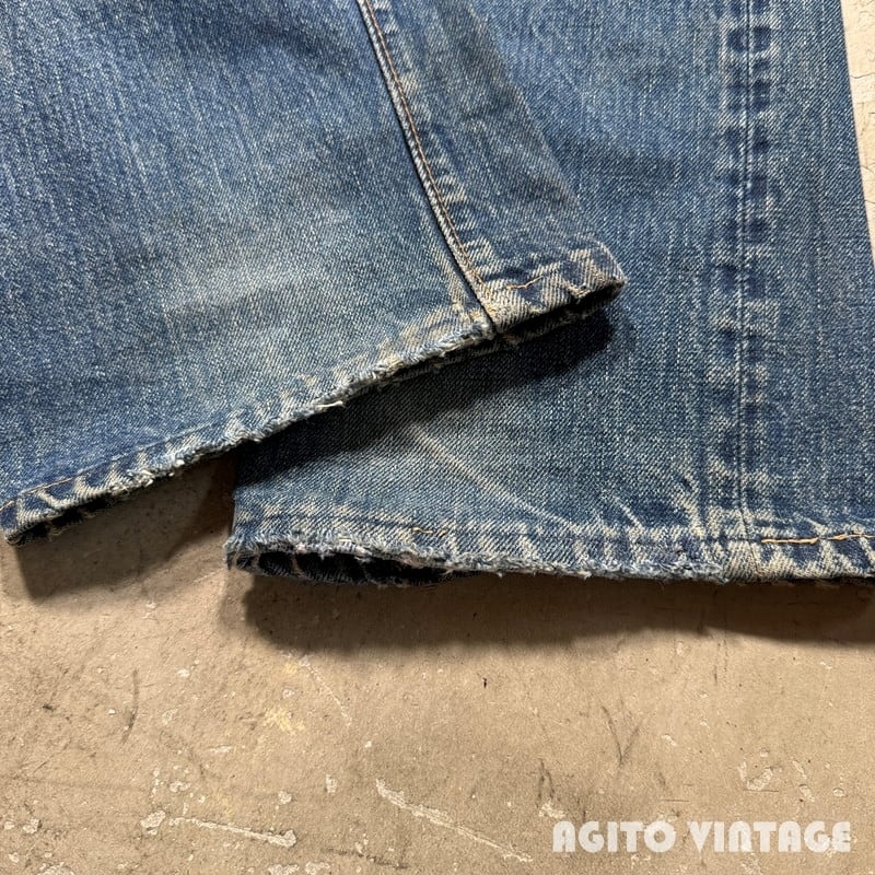 70's LEVI'S 505 デニムパンツ Big E 刻印8 42TALON リペア有 サイド脇