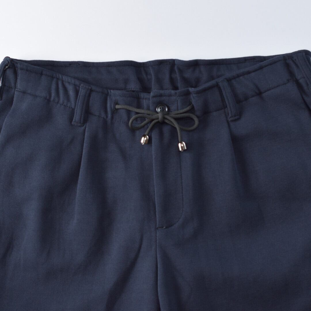 ARBRE アルブル ワンタックジャージイージーパンツ・ネイビー【メンズ】【送料無料】