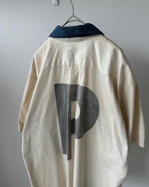 -Costume Rentals Corp.- Vintage 70-80s Prisoner Work Shirt
