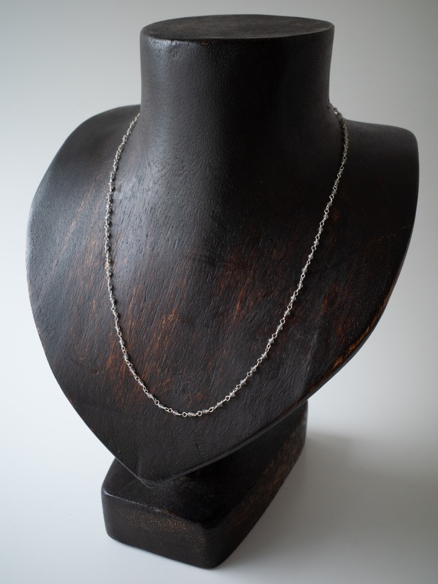 グレーオニキスチェーンネックレスSilver - 2