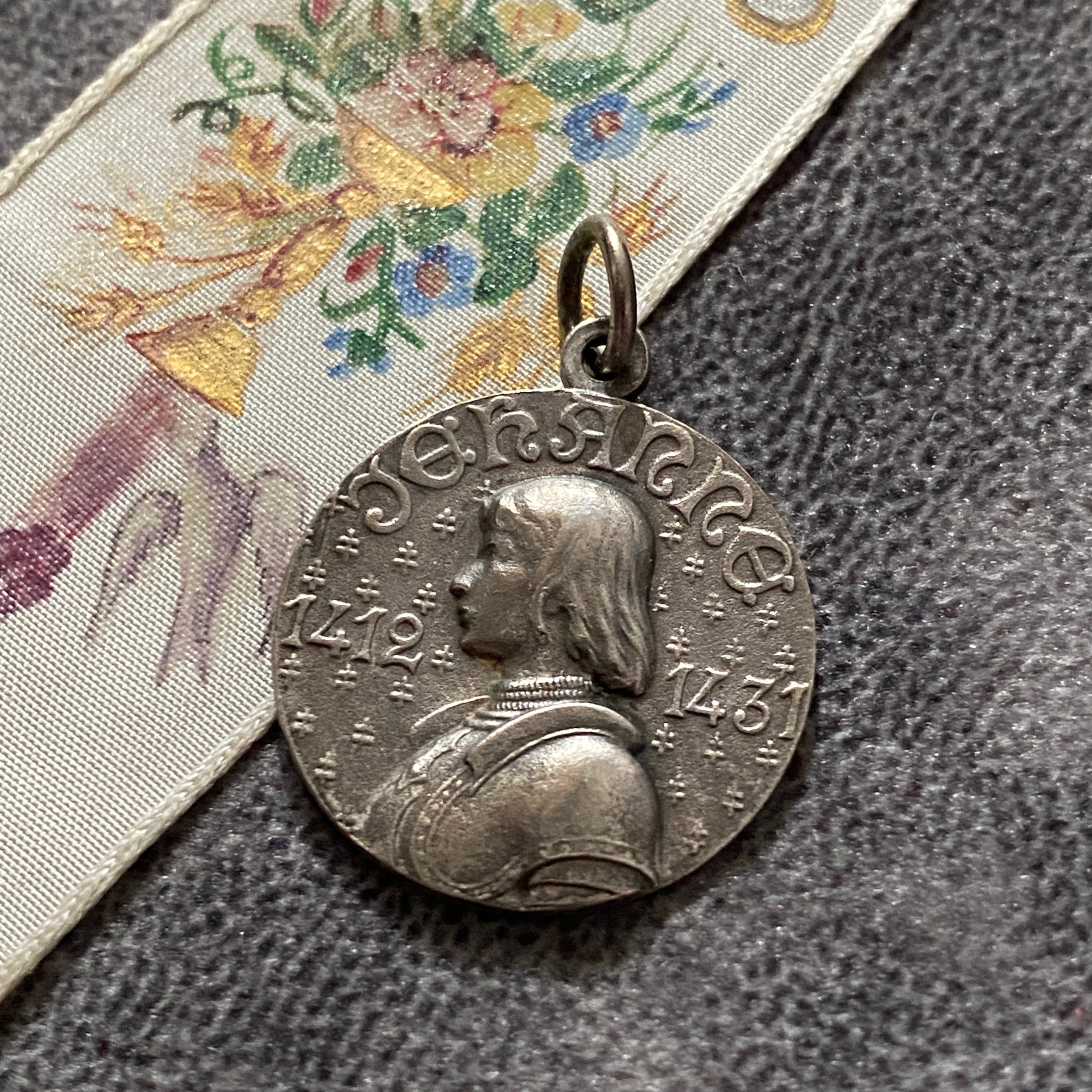 希少✴︎フルールドリス×アザミのジャンヌ・ダルク | Antique medaille