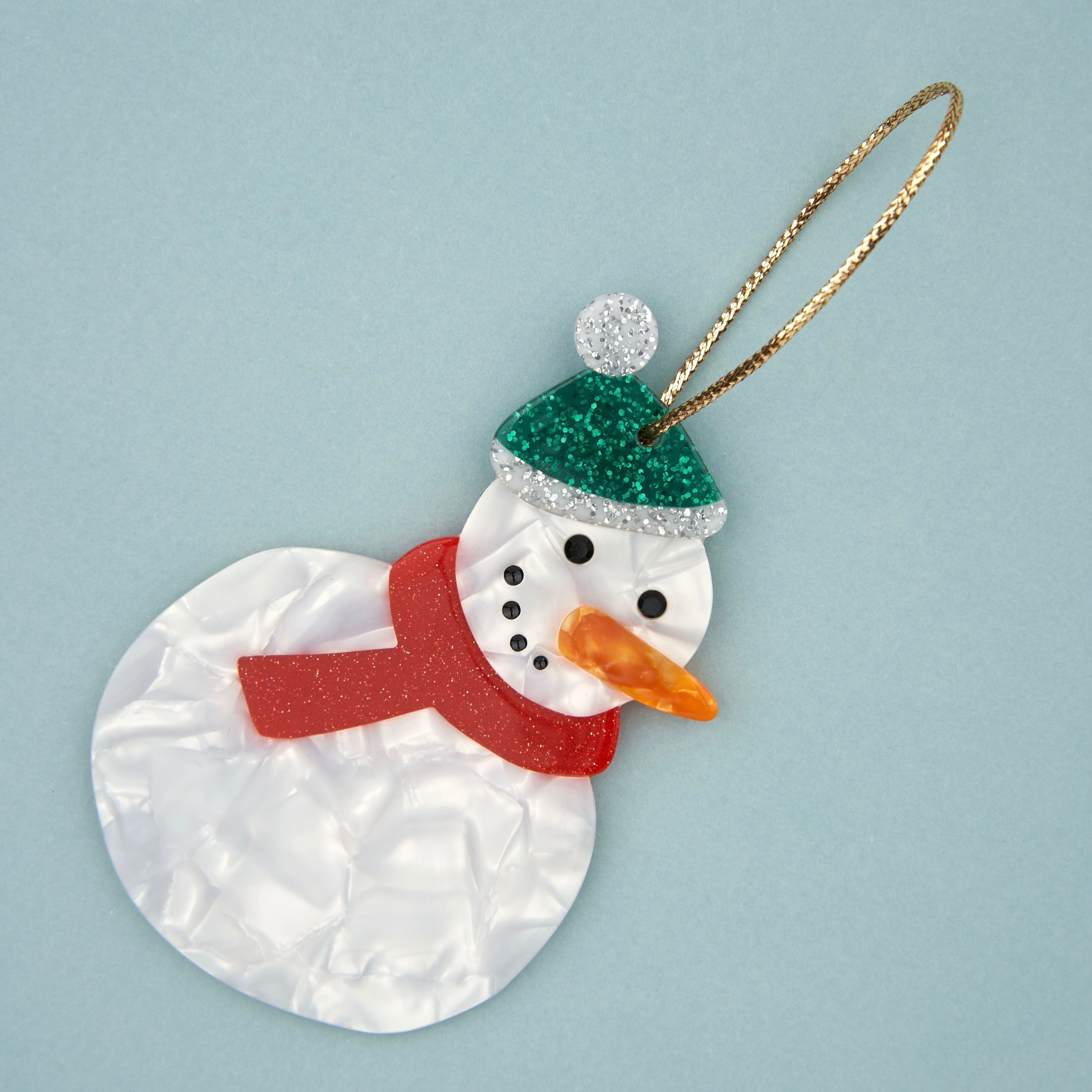 【Coucou Suzette】SNOWMAN CHRISTMAS ORNAMENT