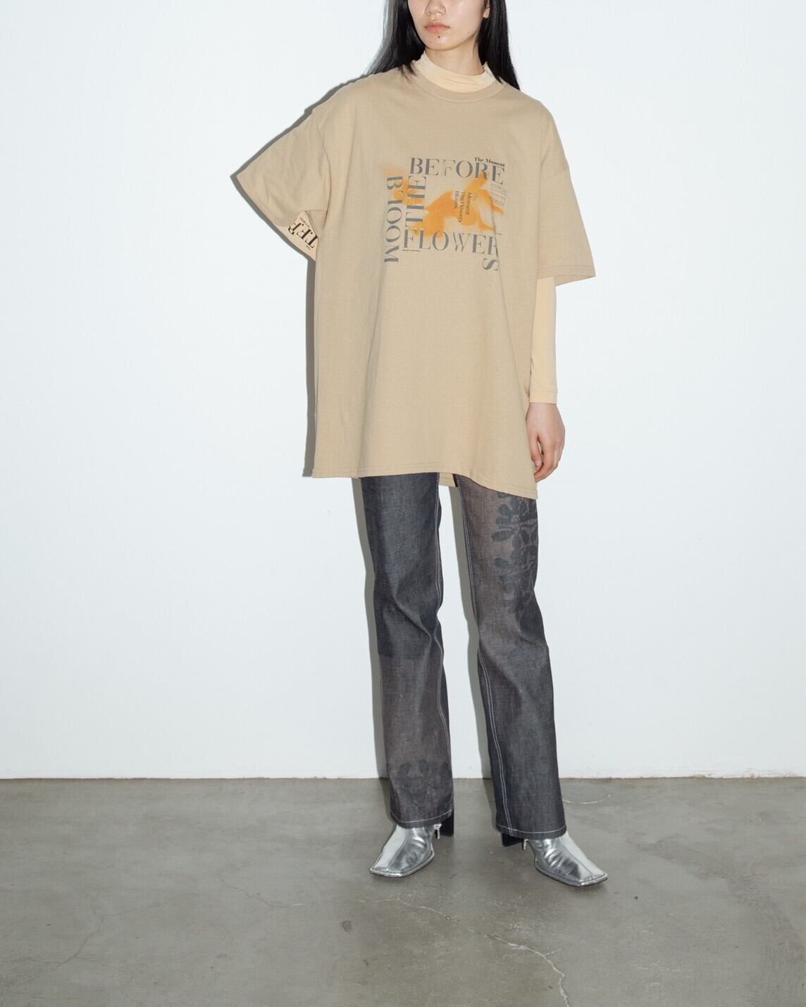 mister it. - Elisa / print T-shirt  "Beige"