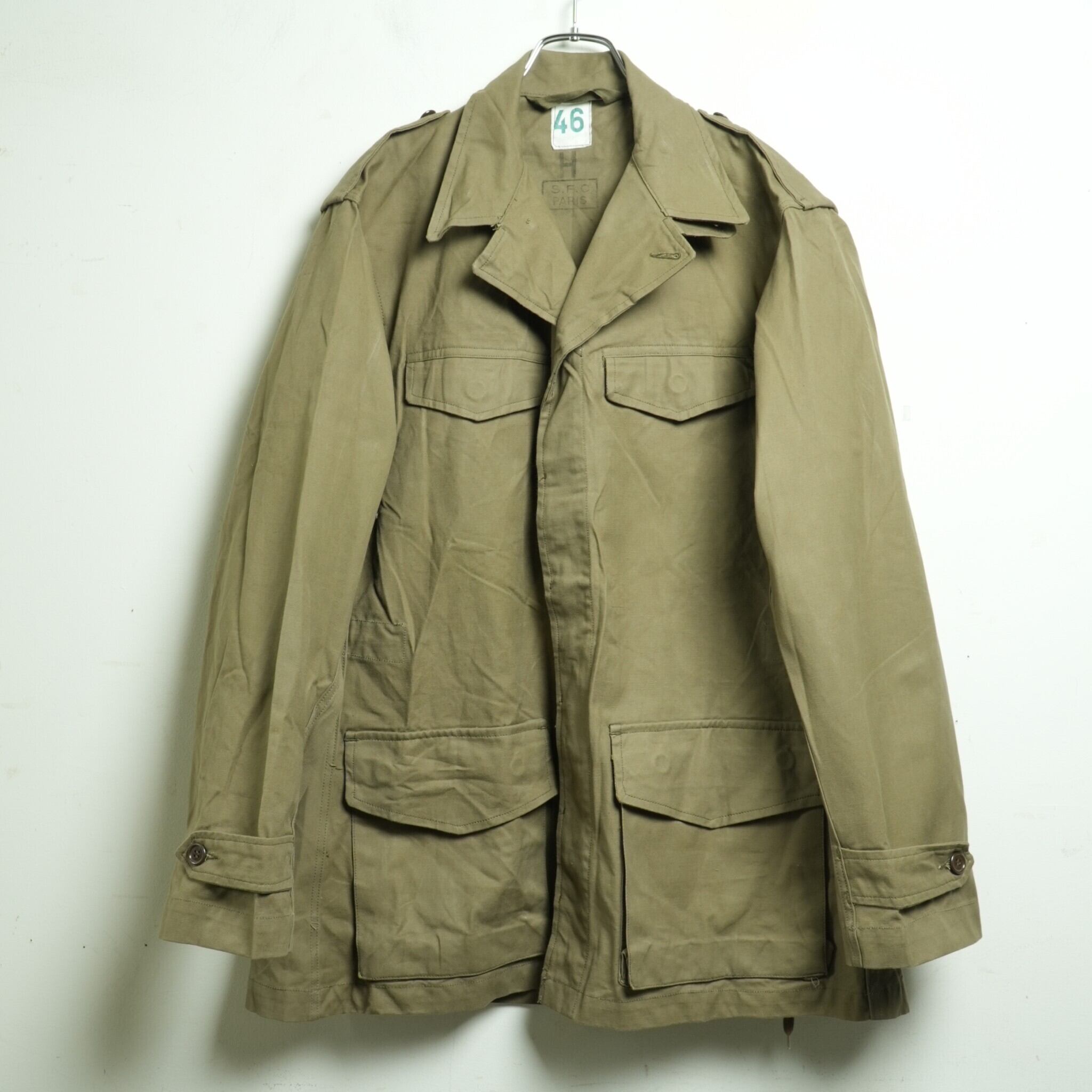 フランス軍 M-47 前期 フィールドジャケット ホップサック 46【DEADSTOCK】