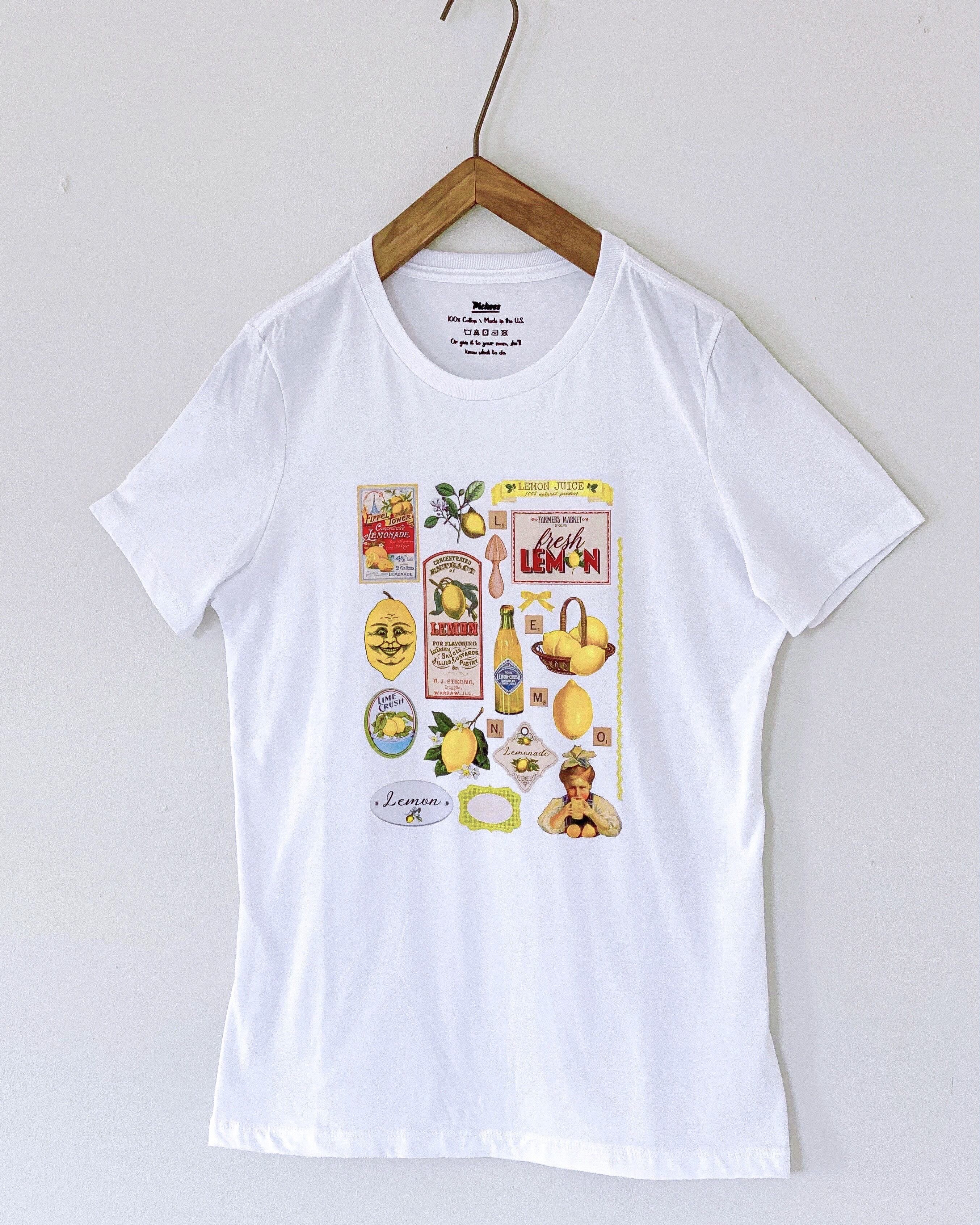 Vintage Lemon Print T-Shirt / ヴィンテージ レモン プリント Tシャツ | BOUDOIR powered by BASE