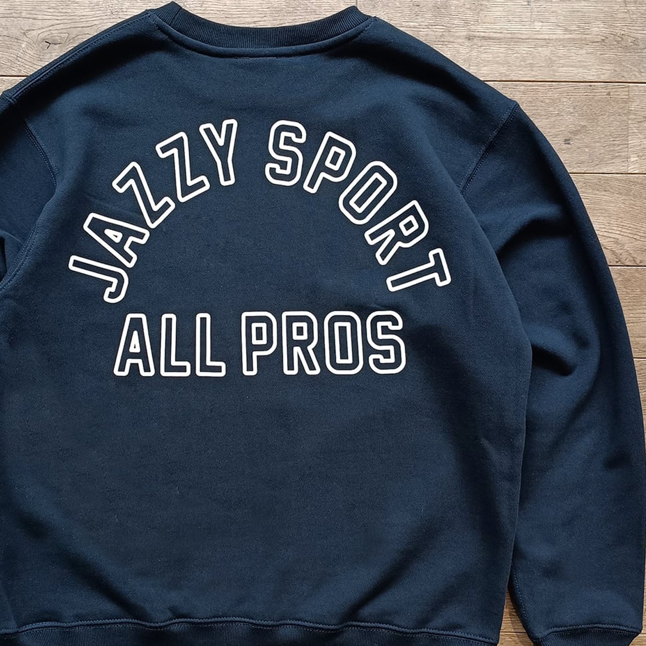 〈残り1点〉J.S. All Pros カレッジ ロゴ スウェット(ダーク ネイビー)