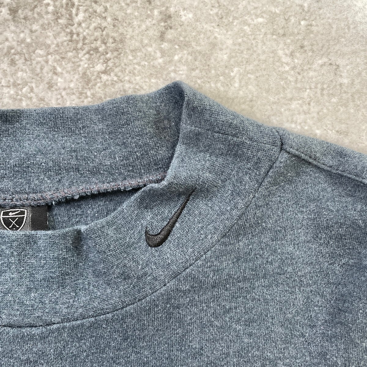90年代～ NIKE GOLF ナイキ モックネック ロングTシャツ ロンT メンズ