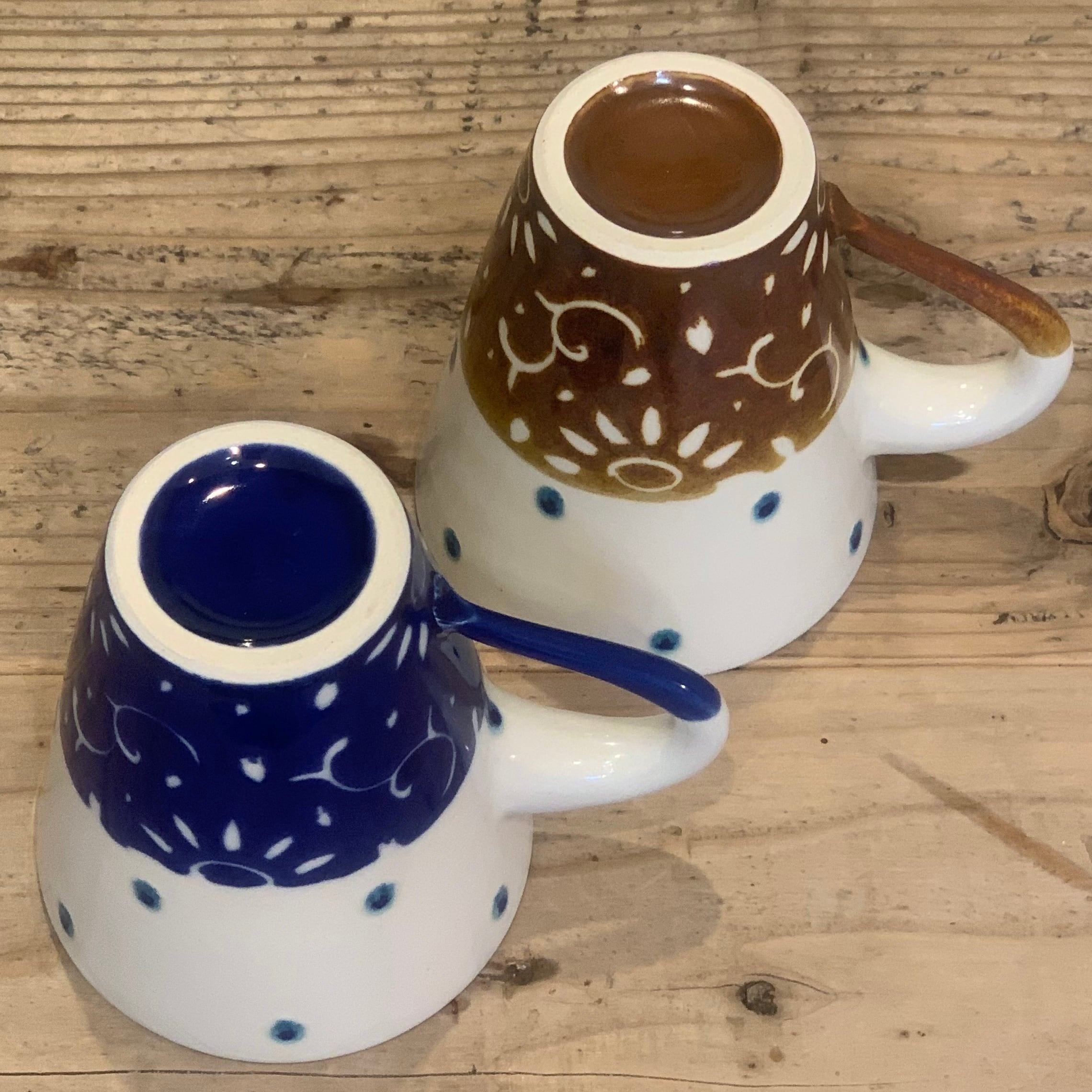 高江州陶磁器 唐草マグ 高 【やちむん】 | マグとグラスとうつわのお店