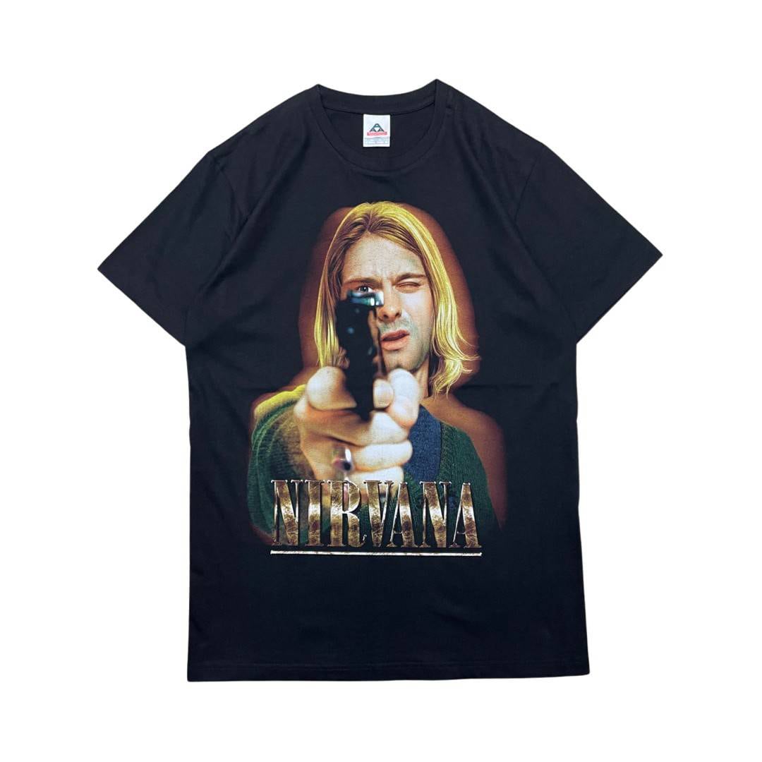 90年代バンド ニルヴァーナ Nirvana カートコバーン L バンドTシャツ