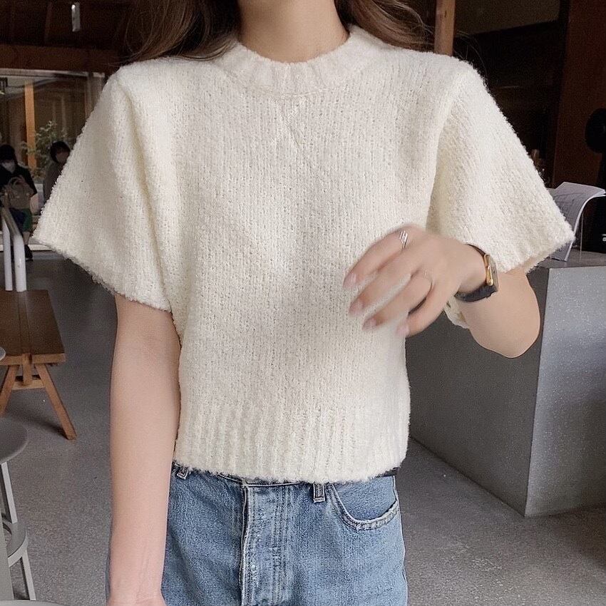 moco moco knit /white (即納商品)