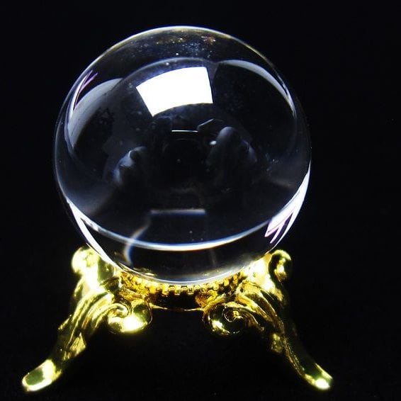 水晶 丸玉 ブラジル産 20mm 一点物 141-6354