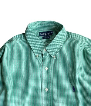 Vintage 90s Gingham check shirt -Ralph Lauren-