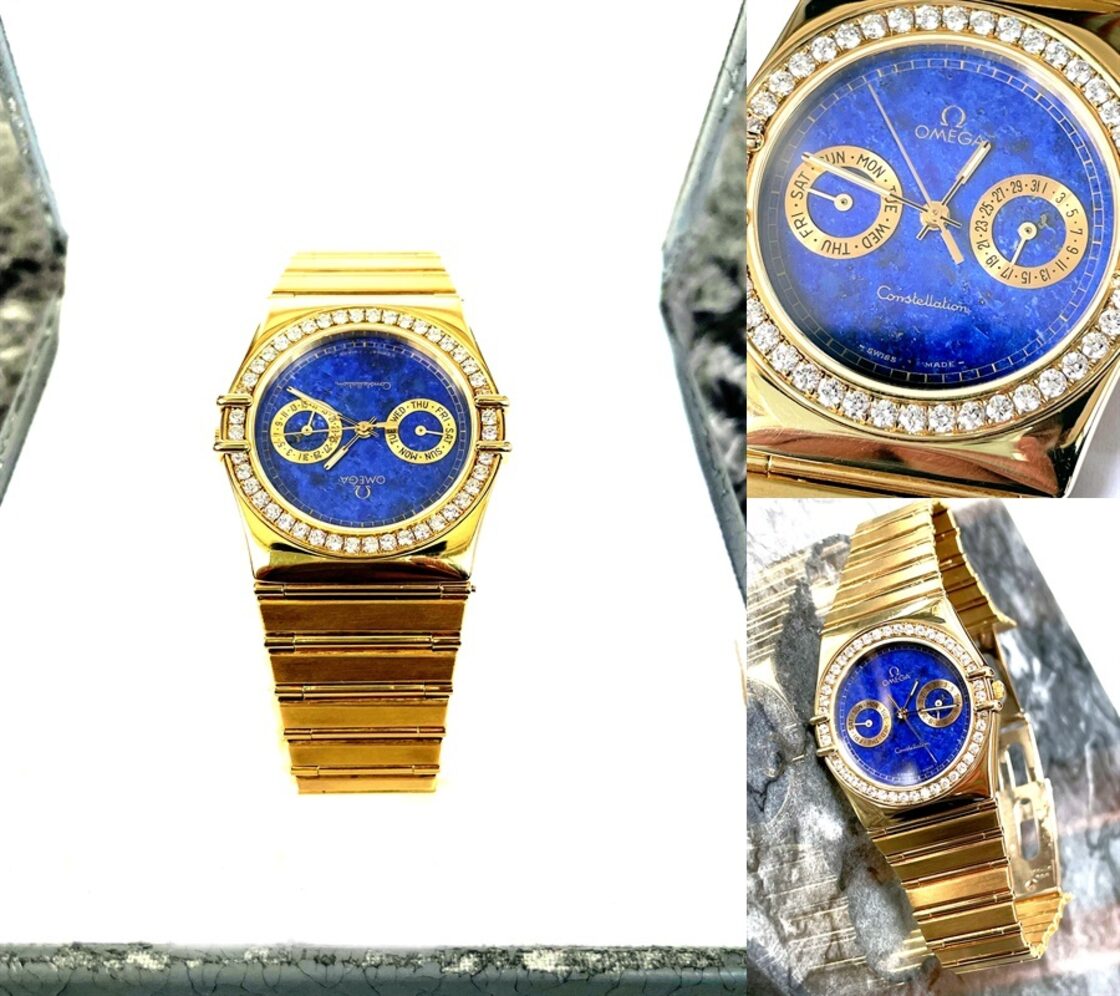 OMEGA オメガ 金無垢 K18 YG 750 ゴールド コンステレーション 