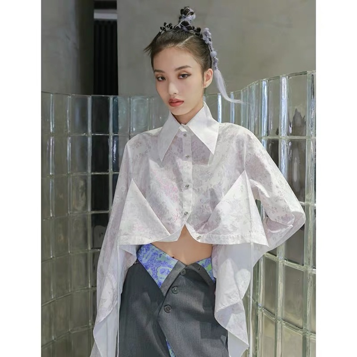 jnylon studiosデザイン 変形 ロングジャケット（jnylon studios 