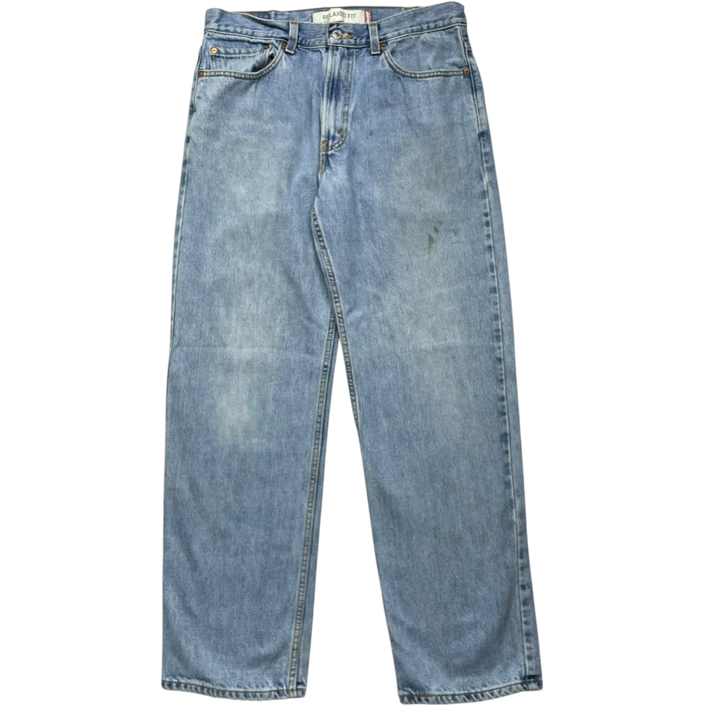 《実寸 W33 L31》Levi's リーバイス 550 デニムパンツ リラックス テーパード ブルー no.6578