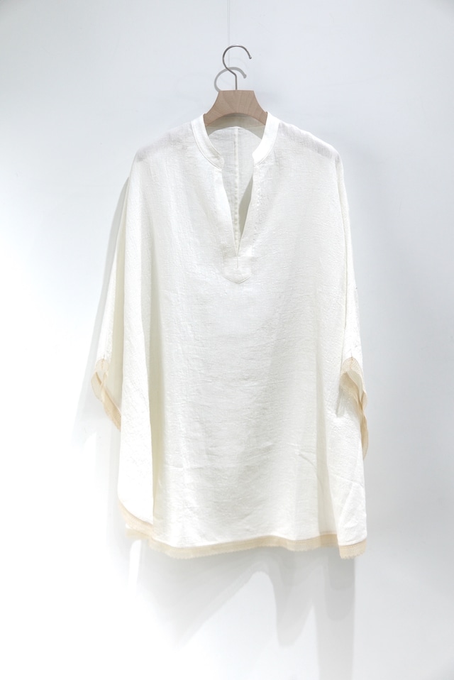 Cale / Water twist linen tunic - lady's - /   C241F02B02