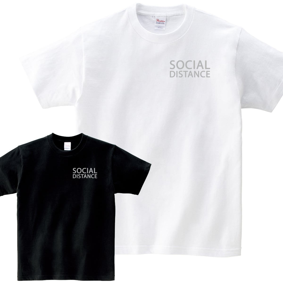 選べるデザイン SOCIAL DISTANCE Tシャツ ms88 ソーシャルディスタンス