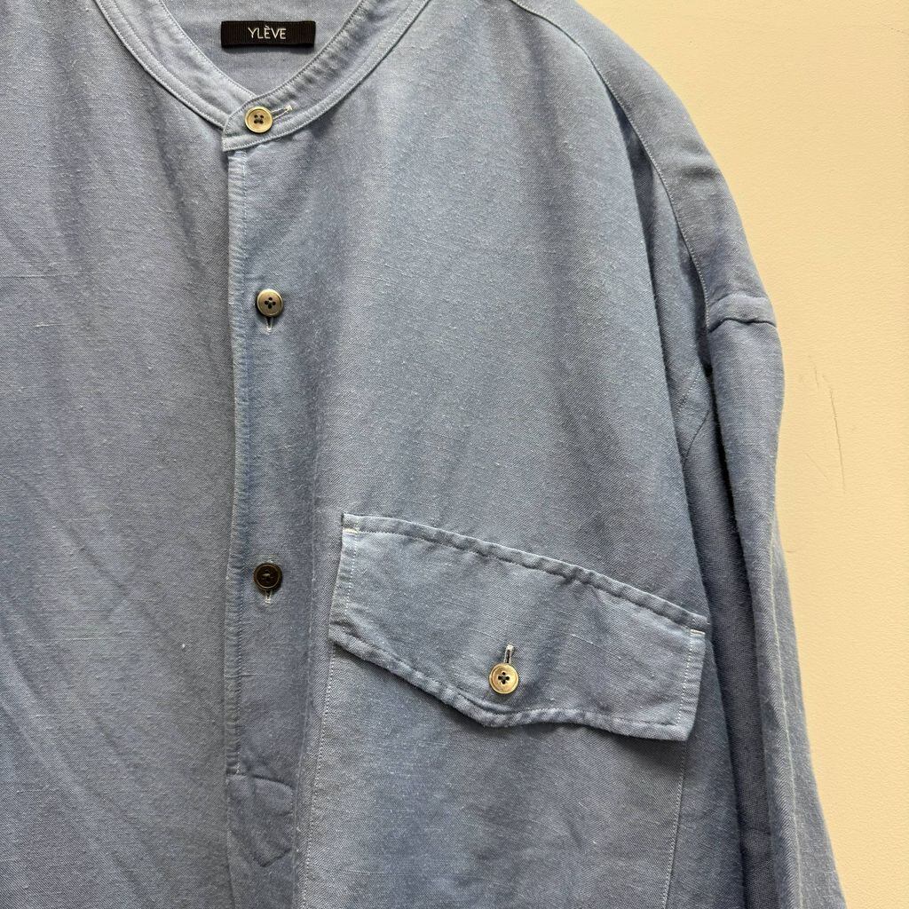 yleve イレ-ヴ Linen Viscose Over Dye Shirt 半袖シャツ 170-3150038