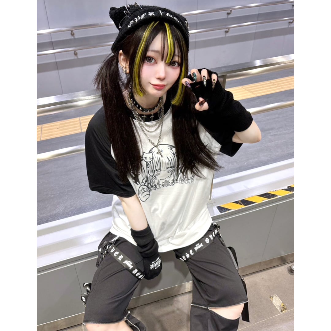 GIRLラグランTシャツ | VOLCAN&APHRODITE