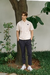 GOXO ゴーエックスオー ギブミーバーディワンタッチスラックス ネイビー