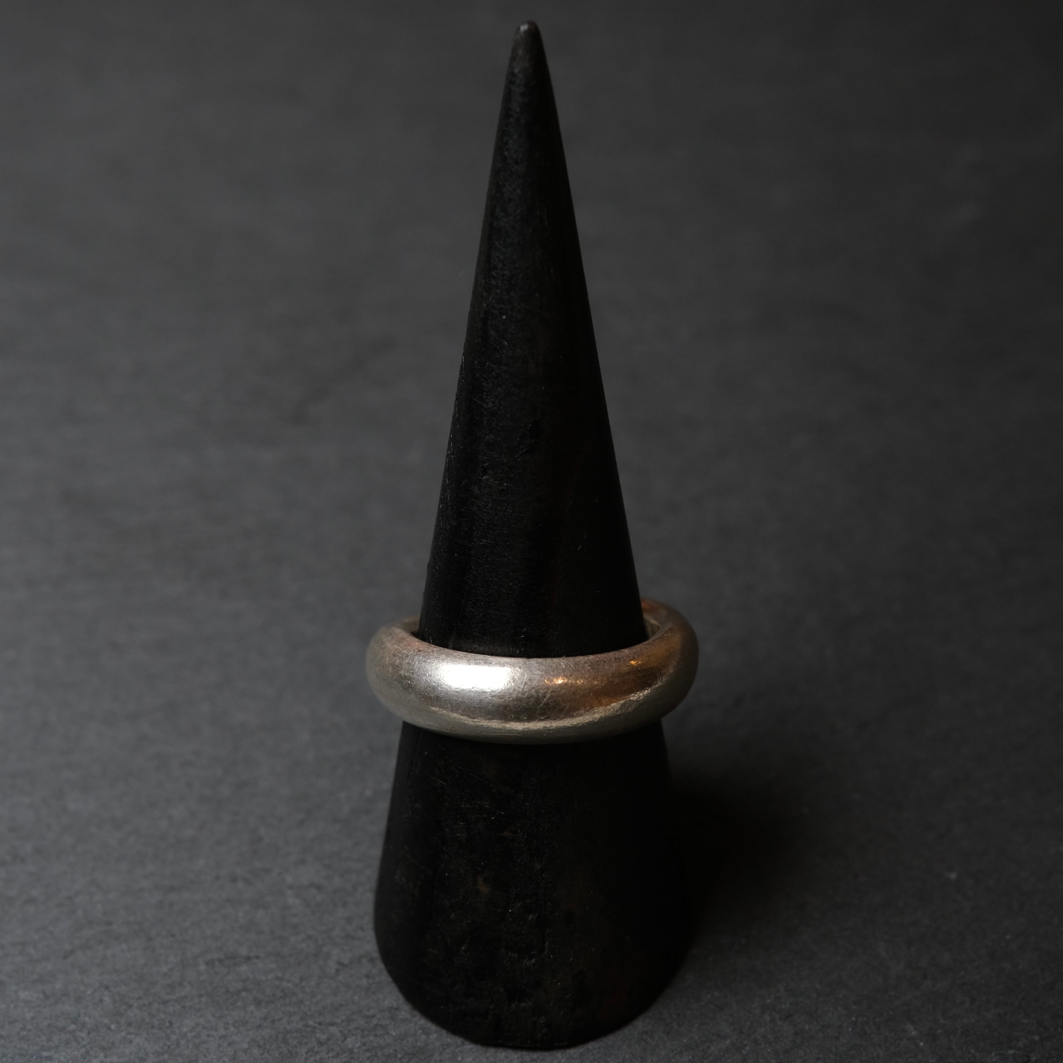 カレンシルバー シルバー950 プレーン甲丸リング/軽研磨仕上げ/16号