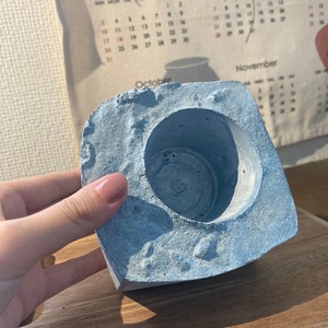 【dusty color cement  pot series】ダスティカラーセメントポットシリーズ　くすみカラー　セメント鉢　くすみブルー