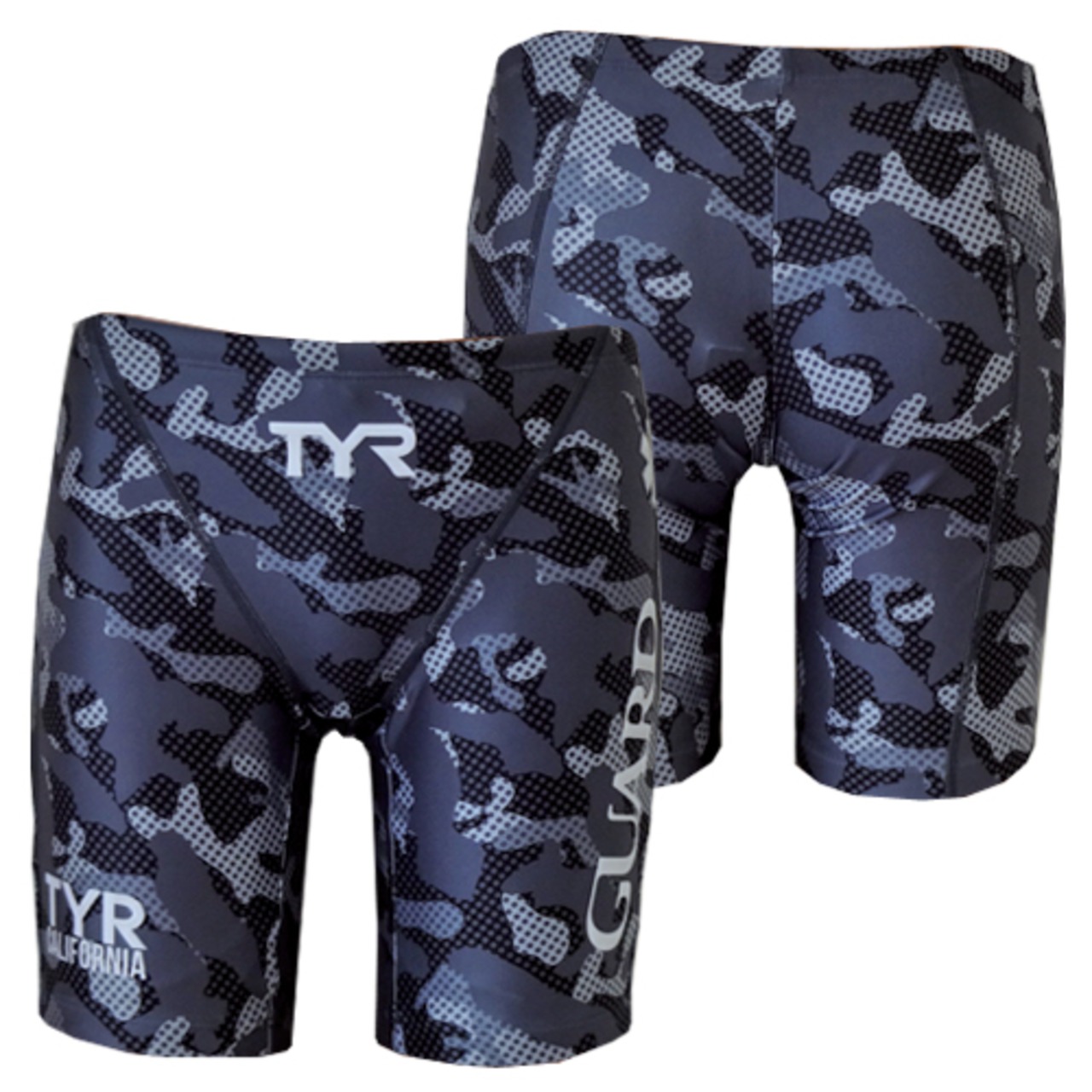 TYR×GUARD　メンズ水着　ジャマー ハーフパンツ　カモフラ jgad1-17m 競泳 ブランド トライアスロン レスキュー