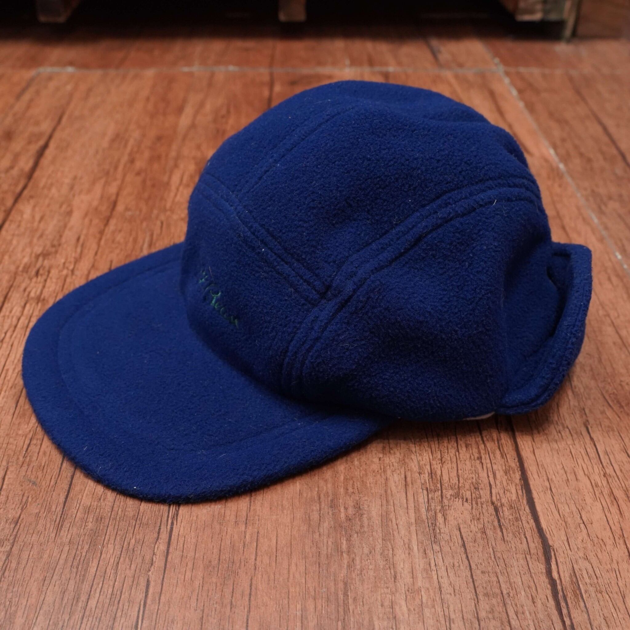 L.L.Bean llbean XL フリース 耳付き ロングビル キャップ 帽子 usa製 