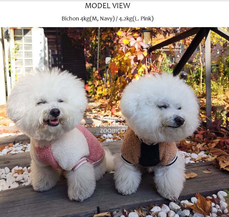 【SALE】 baseball top XS ~ 2XL 2color  /  犬服 秋冬 新作 長袖 シンプル ドッグウェア トップス トレーナー Tシャツ ワンコ服 もこもこ お揃い 可愛い 犬の服　b11