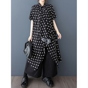 イレギュラーヘム チュニックシャツ  30102