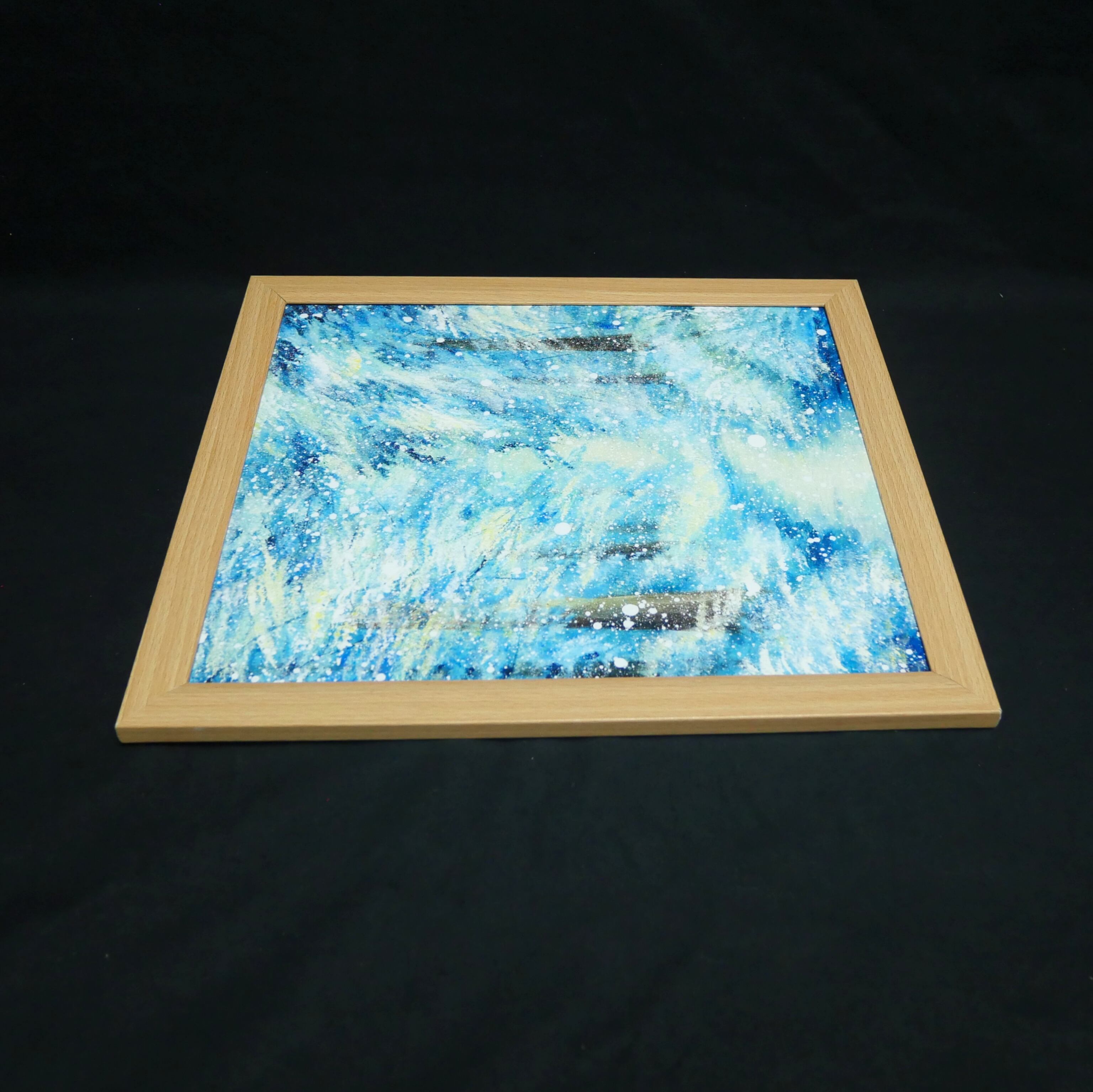 油絵 油彩 油彩画 絵 絵画 【朝一の冬の光景】 | HIROSHI1990