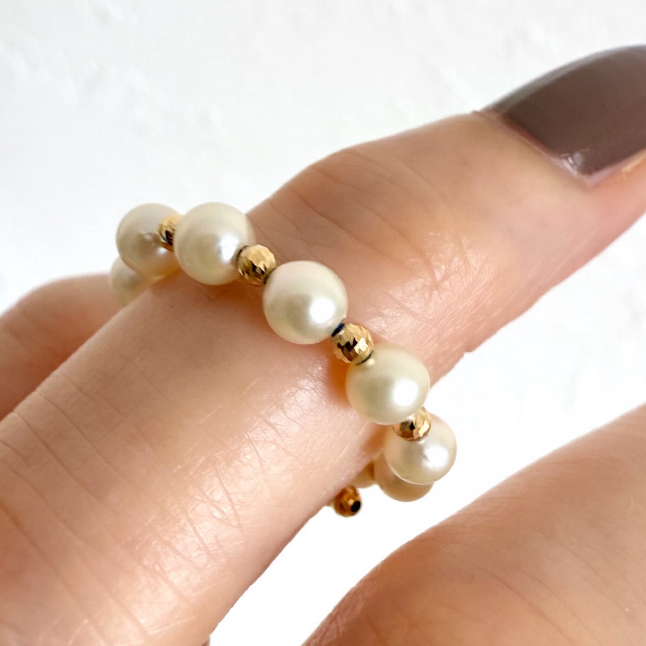 パールリング TR2660 K18イエローゴールド チェカ | cheka Diamond