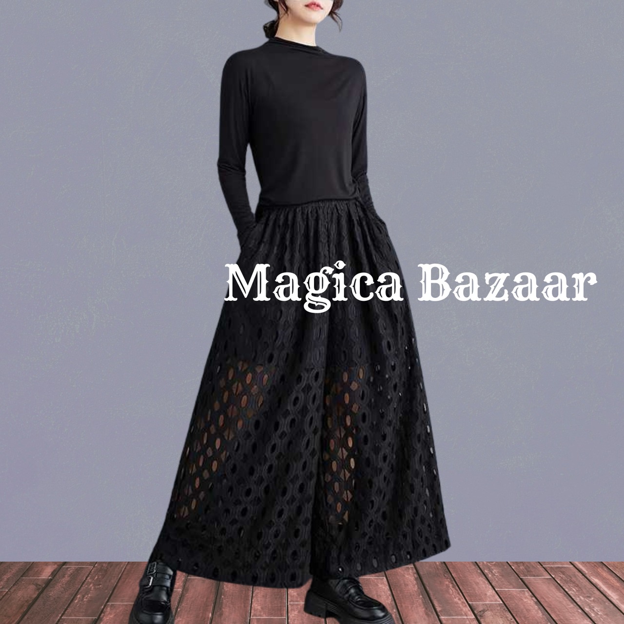 ナイトウィスパー　ワイドパンツM24371