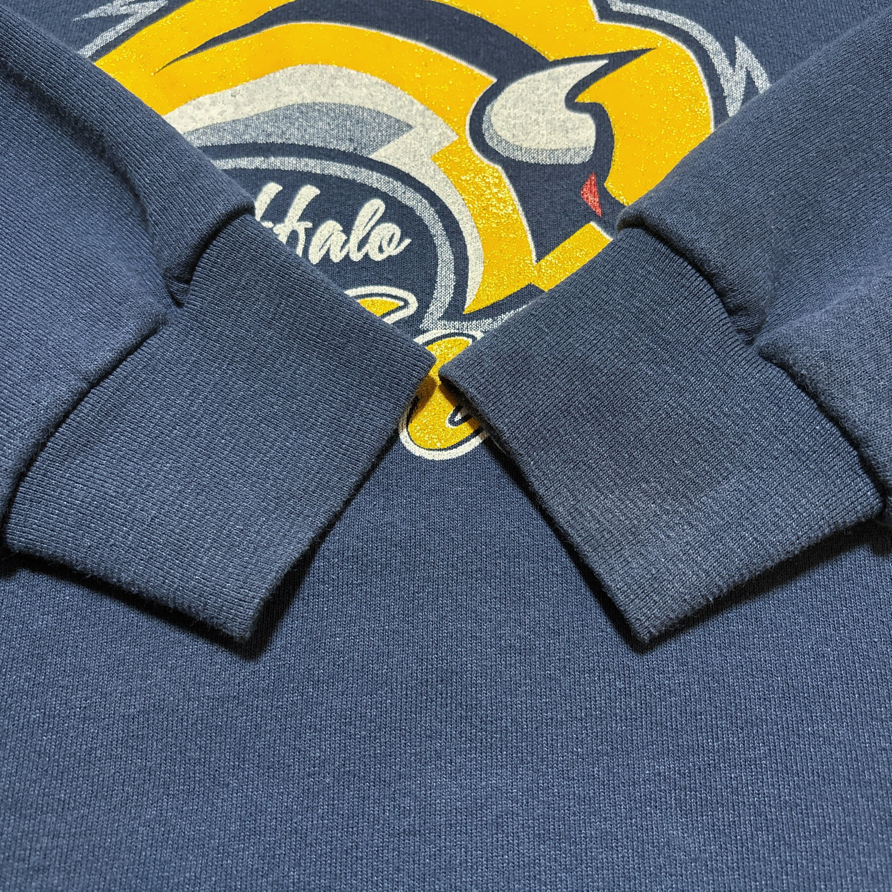 レア90s【古着】NHLバッファローセイバーズ スウェットトレーナー メンズXL