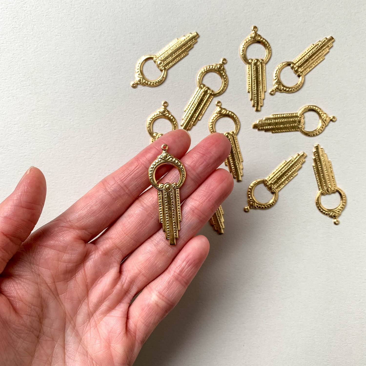 USA真鍮 キーチェーン風チャーム | Dua-アクセサリーパーツショップ