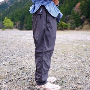 BIWAKO CITY /  PACKABLE  NYLON PANTS / BEIGE
